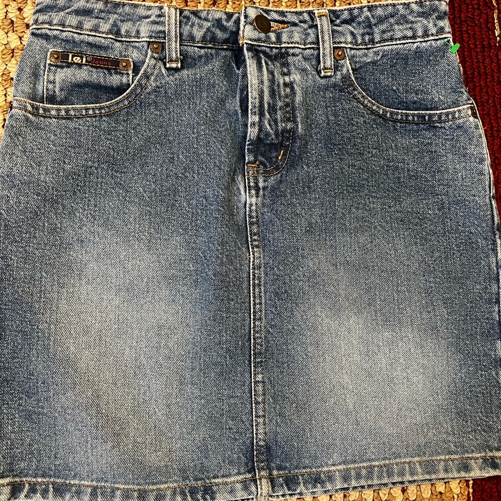 L.E.I vintage denim skirt